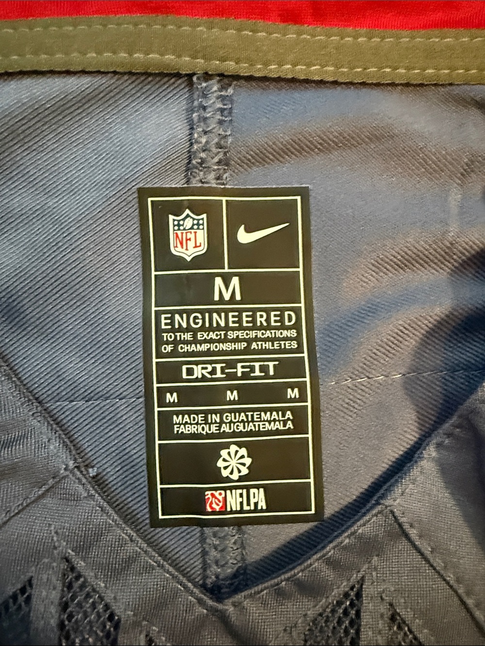 Nike NFL Team Jersey #10 in Navy Blue - Picture 6 of 8
